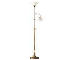 Lampadaire Luminaire Design Style Art Nouveau Lampe de Salon avec Lampe de Lecture Bronze 1/2/701