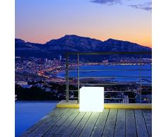 Smart & Green - Cube LED Lumineux multicolore et étanche 35 cm