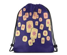 Non Applicable Lanternes flottantes Gleam Sac à Dos à Cordon de Serrage Sac de Sport Sac à Dos Taille Unique Style 1