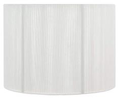 Pacific Lifestyle 265-14-IV Abat-jour en forme de tambour cylindrique couvert de fil de soie Ivoire 35,5 cm