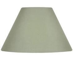 Abat-jour traditionnel en coton - Pour lampe de table ou plafond - Pendentif cylindrique avec réducteur - 25 cm - Jaune Primrose - Bleu marine, vert sauge, rouge framboise, crème, blanc ou gris