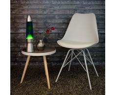Grande 43 cm de haut lampe à lave en bleu jaune Magma Lampe à lave Convient également comme cadeau