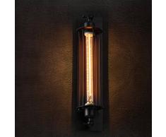 Applique murale industrielle longue Lampe murale rétro Applique murale rustique Lumière vintage
