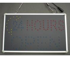 LAMPE NEON ENSEIGNE LUMINEUSE LED led051-b 24 Hours OPEN Moon Shop LED Neon Sign