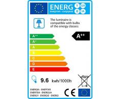QAZQA Design / Moderne / Suspension Arco 1 acier Metal Oblongue LED incluses Module Max. 1 x 9.6
