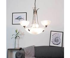 Art nouveau Lampe à suspension avec magnifique Lunettes Lustre Lustre