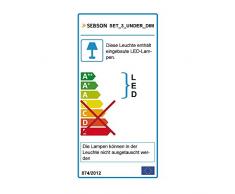 Set de 3 barres lumineuses LED de la marque Sebson - Blanc chaud - Ã intensitÃ© variable par contrÃ´le tactile - 30Â cm - Ã utiliser comme luminaire dans une armoire