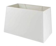 Quaint & Quality - Abat-Jour rectangulaire en Lin Couleur Blanche