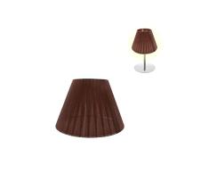 takestop® Abat-Jour Conique en Tissu Blanc diamètre 20,5 cm Couvre Lampe Couvre-Lampes E14 E27 pour Lampes suspendues Table Lampe Bureau Commode Maison