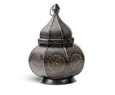 Lanterne Marocaine Vintage | Bougeoir Tea Light | Lampadaire Décoratif | Lanterne à suspendre style vintage | Lampe de style oriental | M&W