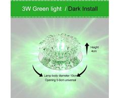 Spots muraux Spot Plafonnier spots de plafond Downlight Crystal Bedroom Living Room Ceiling Light Recessed Spotligh Led 3W Ceiling Light Fixture Lighting Chandelier Spot Ceiling +Light-02