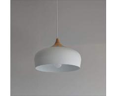 Crayom 1-lumière nordique simple LED en aluminium plafond plafond lumière américaine créative en bois massif réglable suspension lustres cuisine restaurant bar mezzanine chambre chevet lampe suspendue