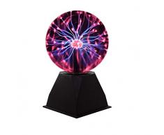 Lumière de Boule de Plasma Lampe Plasma Boule Magique Lampe de Boule de Plasma pour Les Décorations La Chambre à Coucher la Maison et les Cadeaux Eclairage Spécial Lampes dambiance (20x28 cm)