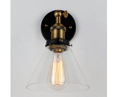 Unitary BRAND Applique Murale Verre Rustique E27 1x40w Peint