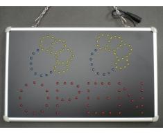 LAMPE NEON ENSEIGNE LUMINEUSE LED led073-r Dog Paw Print OPEN Pet Shop LED Neon Sign