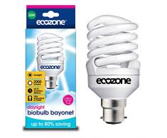Biobulb Ampoule Basse Consommation, Baionnette B22 - économie: 30W Equivalant à une Ampoule Incandescente 150w - 2000 Lm - Blanc Jour 6400k - Ãconomie dénergie supérieure à 80%, idéal pour les personnes souffrent