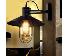 Applique murale Vintage, Annstory Creative rétro industrielle rustique bougeoir mural Light avec douille E27 pour House, Bar, Restaurants, café-restaurant, Club décoration, ampoules non comprise (Annstory L1)