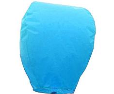 Alittle Lot de 5 lanternes Volantes Chinoises flottantes Khoom Fay Kong Ming (ECO Wirefree) (Bleu)