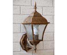 Applique Traditionnel Lampe Extérieure Lanterne Murale (debout) Luminaire De Jardin IP43 Or Antique 2/1/872