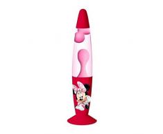 MINNIE Lampe magma - 33 cm - Rouge / rose