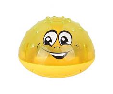 Ztoma Jet DEau Boule Lumineuse, Électrique Induction Spray Boule Délicat Bac, Clair Salle de Bain Enfant Enfants Bain DEau Jouet