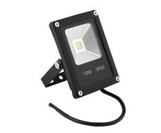 Rouku New Super Thin 10W 12V Spot Light Projecteur dextérieur Blanc/Blanc Chaud Ultra-Mince 10W Projecteur Pratique