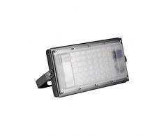 Horypt Projecteur LED 50W extérieur, Spot LED 5000LM Super Lumineux, Projecteur IP65 LED pour Terrain de Sport, Jardin, Garage, arrière-Cour, Blanc Chaud 3000K [Classe énergétique A ++]