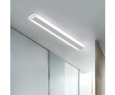 WENSENY LED Plafonnier 14W Salon Chambre Luminaire Acrylique Plafond Lampe Rectangulaire PMMA Haute Transmittance Abat-Jour Plafond Lumière 40cm * 9cm Lumière Blanche