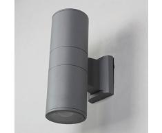 CCF Projecteur dextérieur Hall dentrée Escalier Balcon Vintage Iron Wall Light ITMTH (taille : Ø11cm*H30cm)