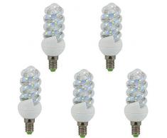 TECNOLUX EURO-LED AMPOULE MINI SPIRALE 9W E14 (6500K)(Pack5)