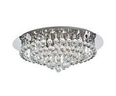 Searchlight Plafonnier 3408-8CC Hanna 8 lumières - Crystal