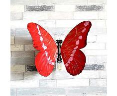 Lanterne Murale Cristal Applique Murale Miroir Lumière Avant Personnalité Créative Papillon Eau Tuyau Éclairage Mural Lanterne Antique en Métal Éclairage Applique Murale Lampe Rétro Vie Éclairage Res