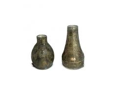 mysale24.de Lanterne Orientale Windlich Grand marocain Photophore de Jardin – Lanterne métallique Marocaine pour lintérieur et lextérieur comme Lanterne de Jardin ou décoration env. Hauteur : 30 cm