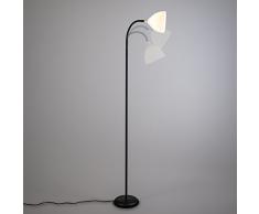 QAZQA Design,Moderne Lampadaire Hose noir Plastique,Metal Oblongue / Compatible pour LED E27 Max. 1 x 60 Watt