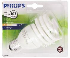 Philips Ampoule FluoCompacte Spirale Culot E27 23 Watts Consommés Ãquivalence Incandescence : 103W