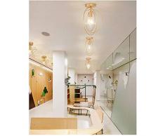 Plafonnier Rétro Industrielle en Métal,DIY Lustre Fer Doré Boules 360°Régble Lampe Suspension Luminaire, Diamètre 32cm (Ampoule Non incluse)