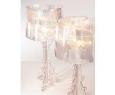 Kartell Bourgie Lampe de Table, Paquet de 1 PiÃ¨ce, Cristal, Polycarbonate
