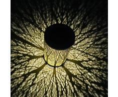 LEDMOMO La lanterne solaire de LED accrochant les lumières solaires de la silhouette marocaine LED allume la lampe imperméable de éclairage extérieur de jardin pour la cour de patio