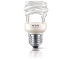 Philips Ampoule FluoCompacte Spirale Culot E27 8 Watts Consommés Ãquivalence Incandescence : 45W