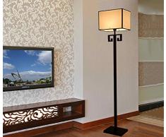 Lampadaire classique orientale moderne fer forgé salon étude de chambre lampe de table de chevet, 1