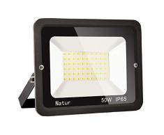 bapro 50W Projecteur Led,Eclairage Extérieur LED,IP65 Spot Led Extérieur Blanc Froid (6000K). Projecteur à LED, Lumières dinondation.pour éclairage public, garage, jardin[Classe énergétique A++]