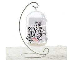 Blanc LAAT Abat-jour creux Bougeoir Lanternes Cage en Cr/éatif Bougeoir Romantique Lanterne Suspendue pour la Maison D/écoration de F/ête de Mariage 6 pcs size 4x4.5cm