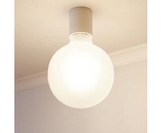 ledscom.de E27 LED Globe Ampoule Filament Mate G125 (12,5cm Kopfdurchmesser) 6W =59W Blanche-Chaude (2700K) 780lm A++