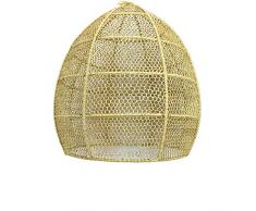 Lampadaire Marocain en fibre naturelle et structure en fer
