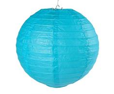 Yying Lanterne en Papier Chinoise - 5Pcs Lanternes de Papier Charmed Rond Papier de Riz Décorations suspendues Chinois/Japonais pour la décoration intérieure/fêtes et Mariages 15/20/25/30/35 / 40CM