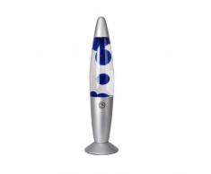 NEUF PAISIBLE MOUVEMENT LAMPE À LAVE DÉTENTE CIRE DE LUMIÈRE LIQUIDE BLEU CIRE LIQUIDE CLAIR RÉTRO ANNÉES 70