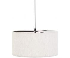 Umi. by Amazon Lampe à suspension, abat-jour en tissu, forme cylindrique, 39,88 cm, diamètre x 101,6 cm