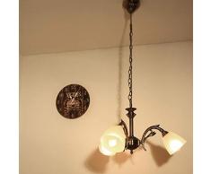 Plafonnier Lampe Suspension/Éclairage Style L´Art Nouveau / 3 Lumières/Luminaire Intérieur / RA1/4/956
