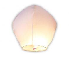 Lot de 20 Lanternes Blanches chinoise celestes volantes biodégradable pour fêtes , moments romantiques et magiques