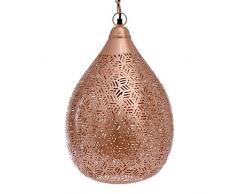 Emporio Arts EMPORIO LumiÃ¨res marocain fait main style exotique Lampe Ã suspension Ballon en Hexa Etching, fer, cuivre, E27, 40Â Watts